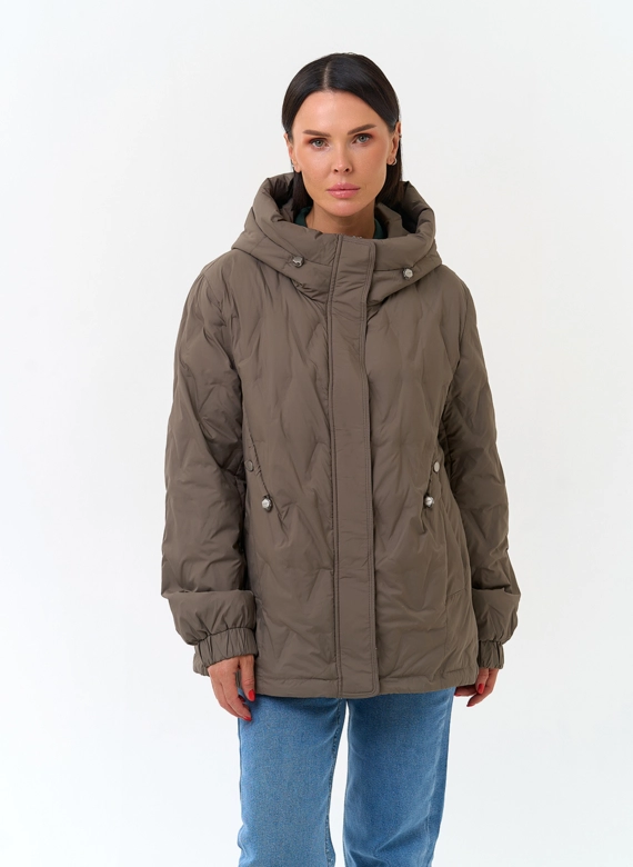 Женская куртка с капюшоном фото